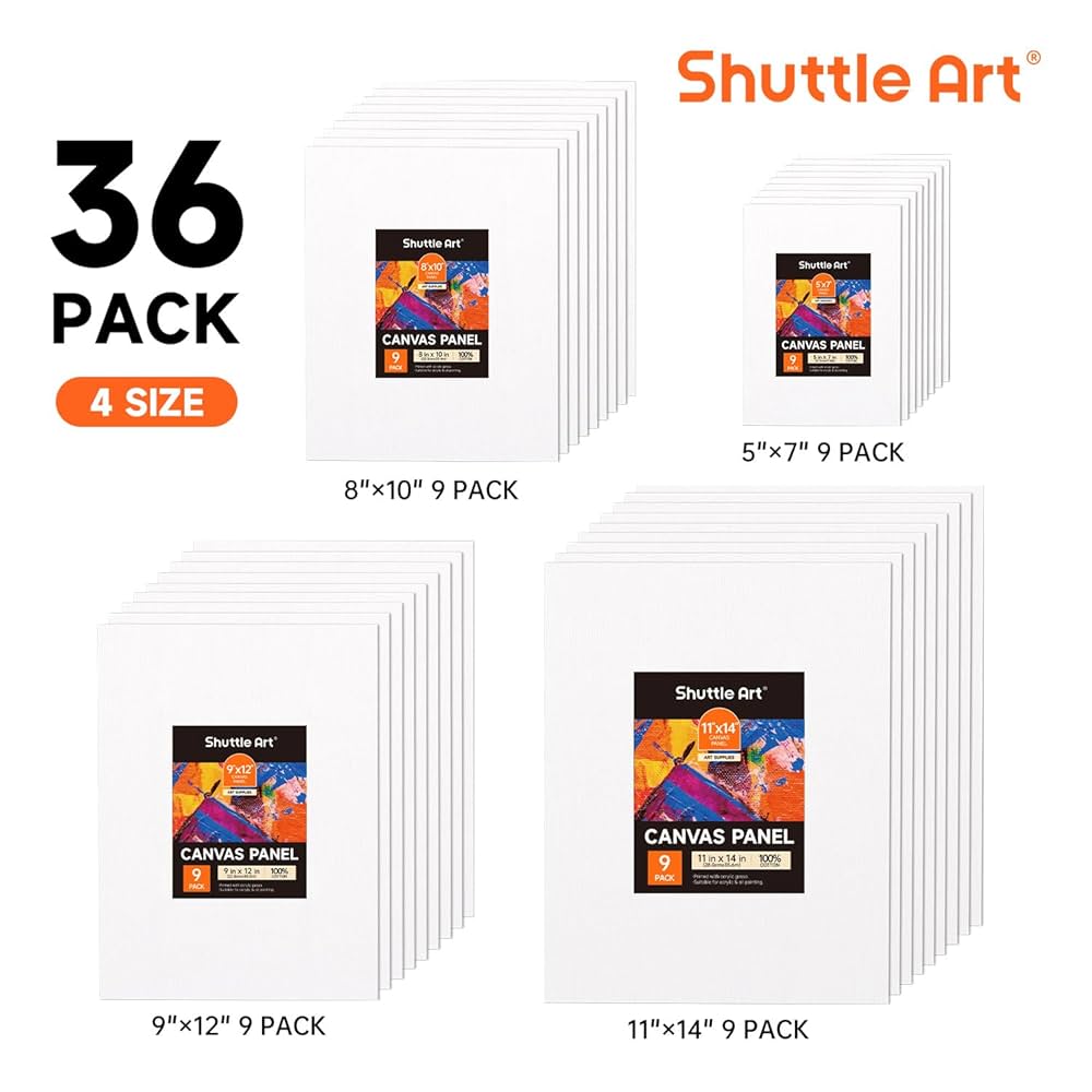 Amazon.co.jp: Shuttle Art キャンバスボード ボールド
